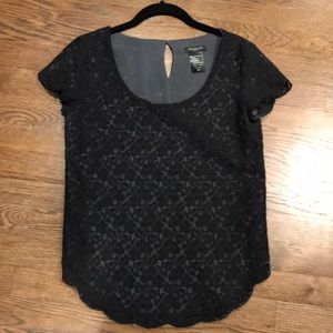 Talula Black Lace Blouse xsmall